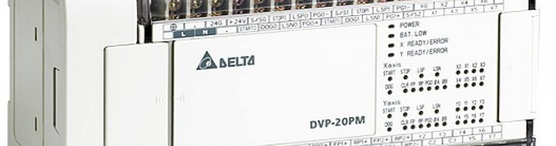DVP-PM - Mozgásvezérlő PLC