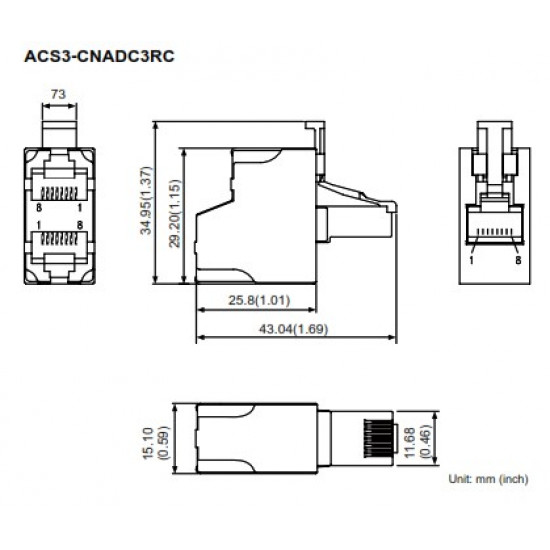 Adapter - CN3 - RS485 elosztó adapter