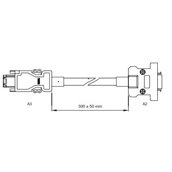Adapter kábel - A3/A2 CN2 átalakító kábel Adapter kábel - A3/A2 CN2 átalakító kábel
