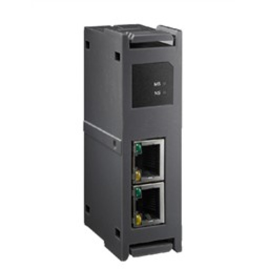 AS PLC modul - Ethernet IP és Modbus TCP komm. 10/100 Mbit, 2x port