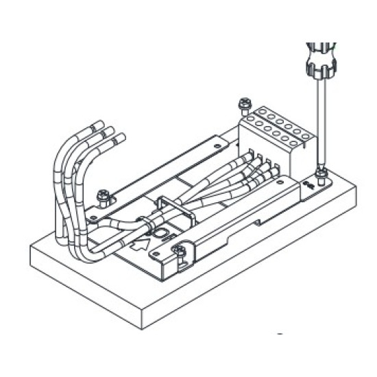 Felfogató adapter - Egyoldali motor + Táp kábel bekötéshez (Frame A & B)