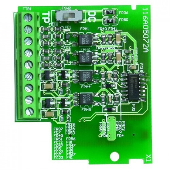 Frekiváltó bővítőkártya - 2xAI 0~10V/(0)4-20mA + 2xAO 0~10V/(0)4-20mA