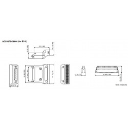 Gyorscsatlakozó CN1 komm. adapter ASD-B3-L szervohajtáshoz