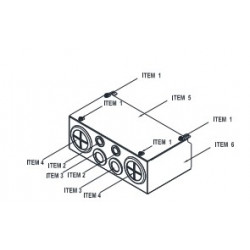 Kábeltálca - VFD370C43S és VFD450C43U frekihez (FrameD0)