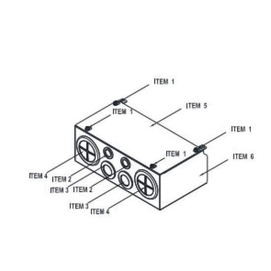 Kábeltálca - VFD370C43S és VFD450C43U frekihez (FrameD0)