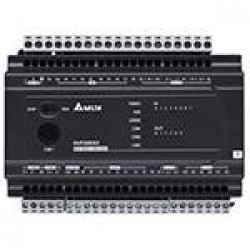 PLC - 8 DI, 6 DO Tranz. kiement + 4 AI, 2 AO  Analóg, 230V AC, 2xRS485,16k lépés