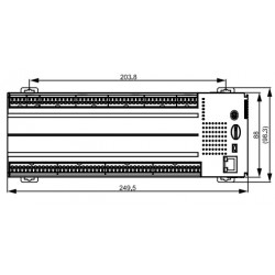 PLC CPU - 64k 32DI/32DO NPN, 1xEthern,2xRS-485,1xUSB,1xMicroSD,CAN komm.