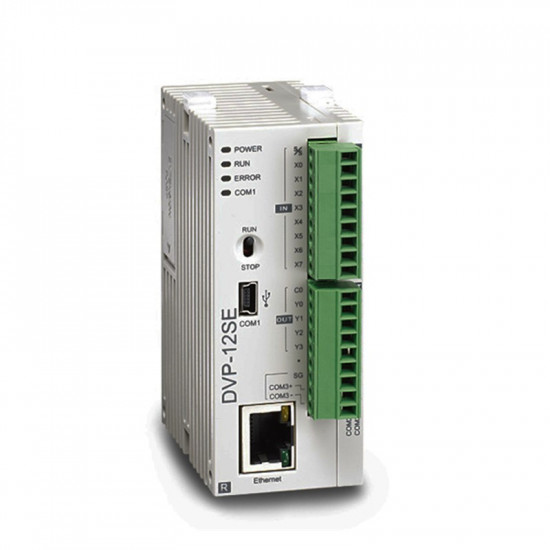 PLC CPU - 14 DI / 12 DO Tranzisztor NPN, Ethernet komm., 24VDC