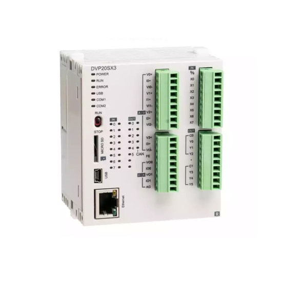 PLC CPU 8 DI / 6 DO Relé, NPN, 4 AI / 2 AO, 24VDC
