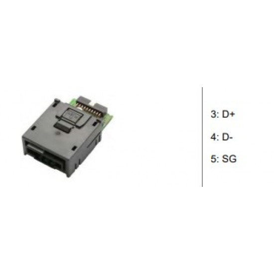 PLC kártya - Soros kommunikáció, RS485 Modbus Slave/host