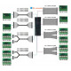 PLC modul - 64 DO Tranzisztor PNP, 12~24VDC 0,1A, kifejtő csatlakozós MIL
