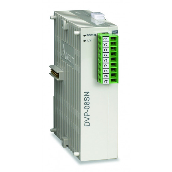 PLC modul - 8 Relé kiement max. 2A, 24VDC PLC modul - 8 Relé kiement max. 2A, 24VDC