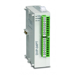 PLC modul - Hőmérséklet 4 csatorna,RTD Pt100/1000,Ni100/1000,  0,1°C pont.,RS485