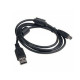 Programozó kábel - 1,5m Mini USB A apa - USB B apa, AH500/AS300