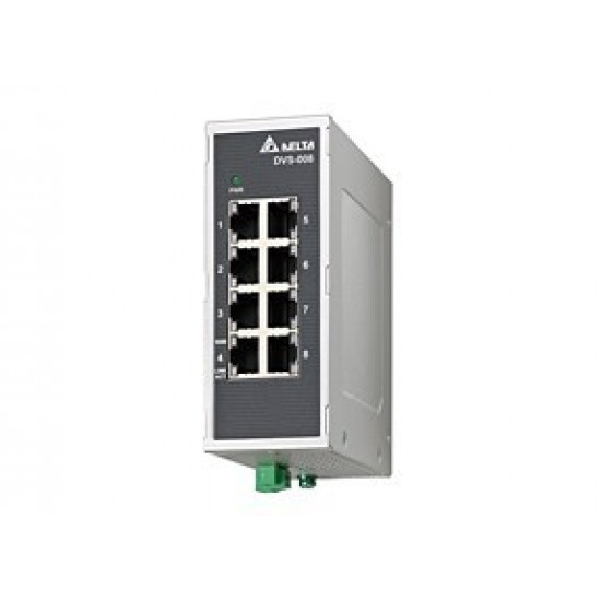 Switch - 8x port 10/100Base -T(X), Ethernet/IP, Profinet, Táp 12~48 VDC,