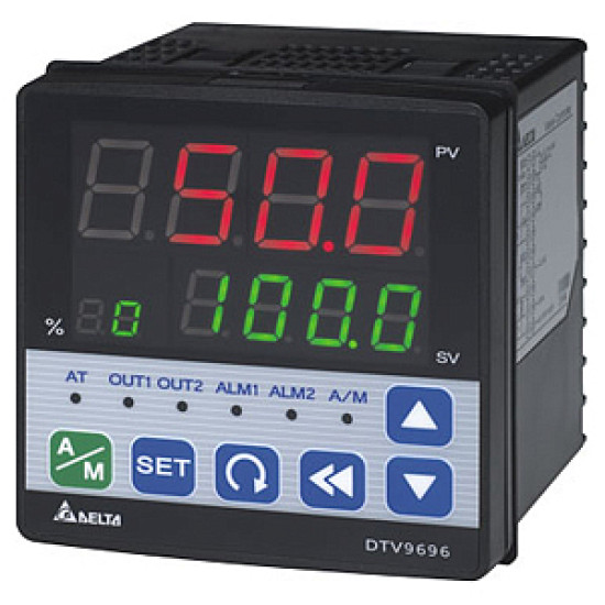 Szelep vezérlo - 96x96mm, RS485 Modbus, DC 4~20mA kimenet, Táp 230V AC