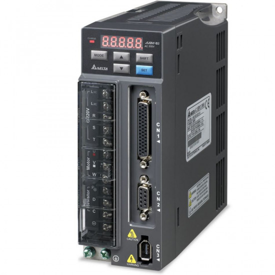 Szervo vezérlő 750W - Impulzus / 0~10V, sebb./pozíció/nyomaték vezérlés,230V/1F Szervo vezérlő 750W - Impulzus / 0~10V, sebb./pozíció/nyomaték vezérlés,230V/1F