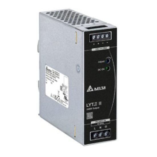 Tápegység - 240W 12V DC, 20A,  fém tokozat Tápegység - 240W 12V DC, 20A,  fém tokozat