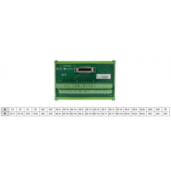 Terminál modul - PLC kifejtő AH04HC-5A,  AH20CM-5A modulhoz