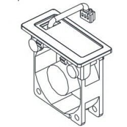 Ventilátor - VFD075C43A, VFD110C43A, VFD150C43A, Frekiváltókhoz (Frame B)